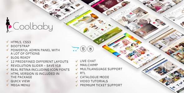 Coolbaby - Original OpenCart responsive theme - Fashion OpenCart