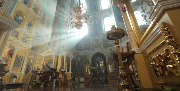 Orthodox Church Interior 3 Pack