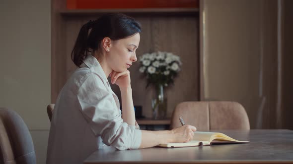 Attractive girl at home alt