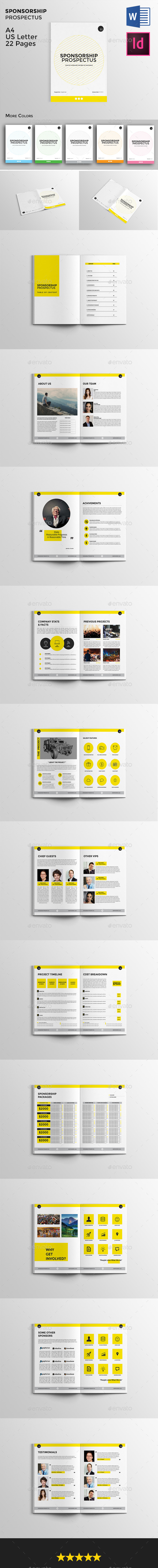 Sponsorship Prospectus - Proposals & Invoices Stationery