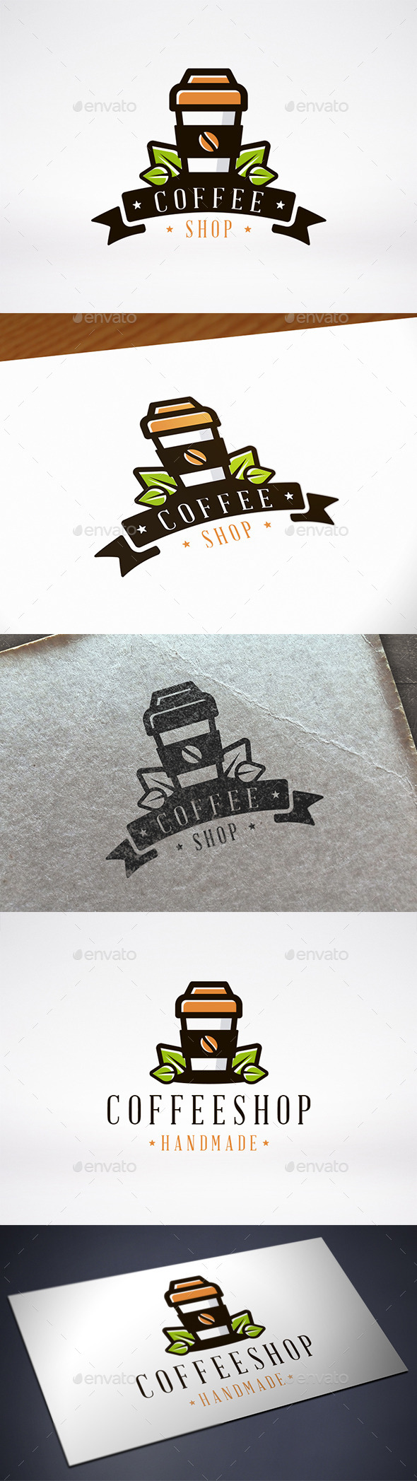 Coffee Shop Logo Template - Food Logo Templates