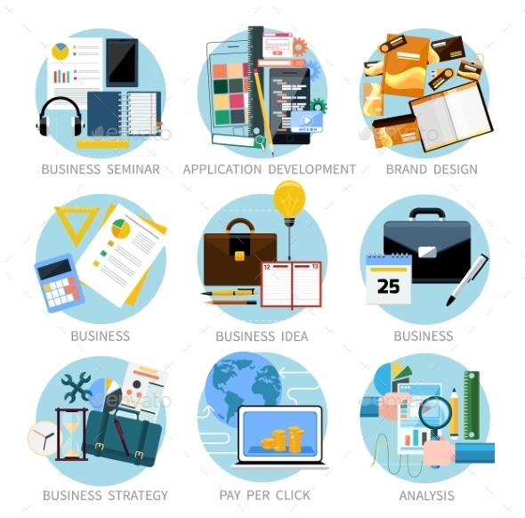 Icons Set for Business - Concepts Business
