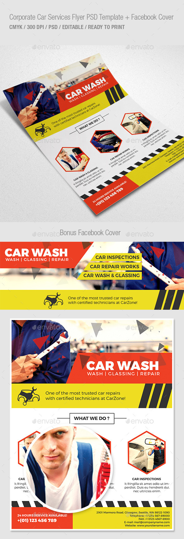Corporate Car Services Flyer - Corporate Flyers