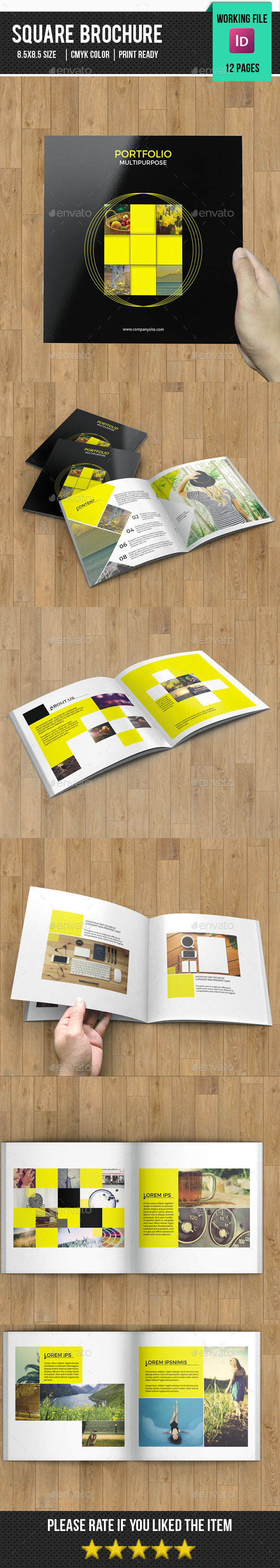 Square Brochure for Portfolio-V71 - Catalogs Brochures