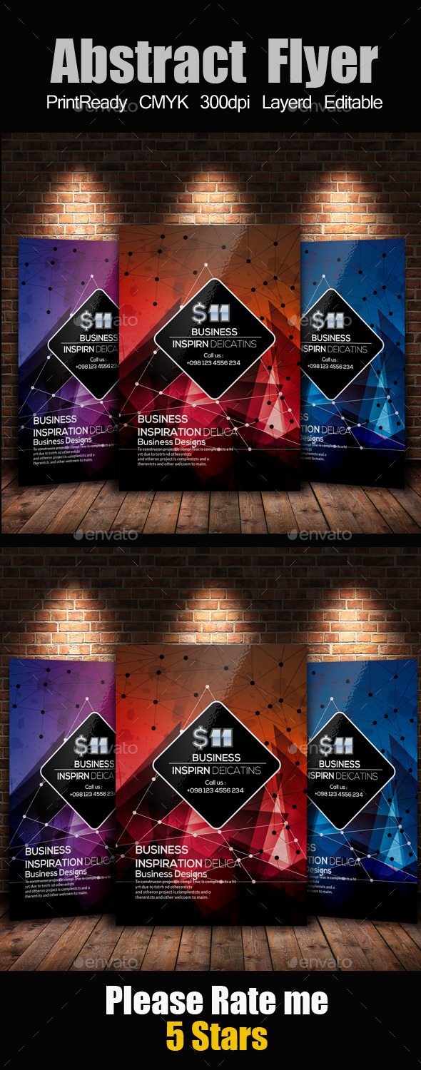 Creative Abstract Flyer Template - Clubs & Parties Events