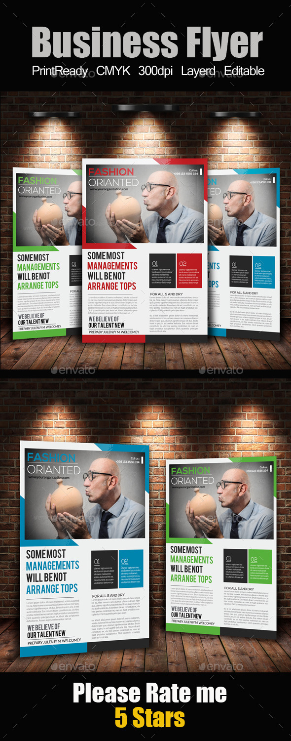 A4 Business Flyer Template - Corporate Flyers