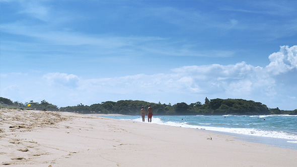 Adult Couple on the Beach Adult Couple on the Beach