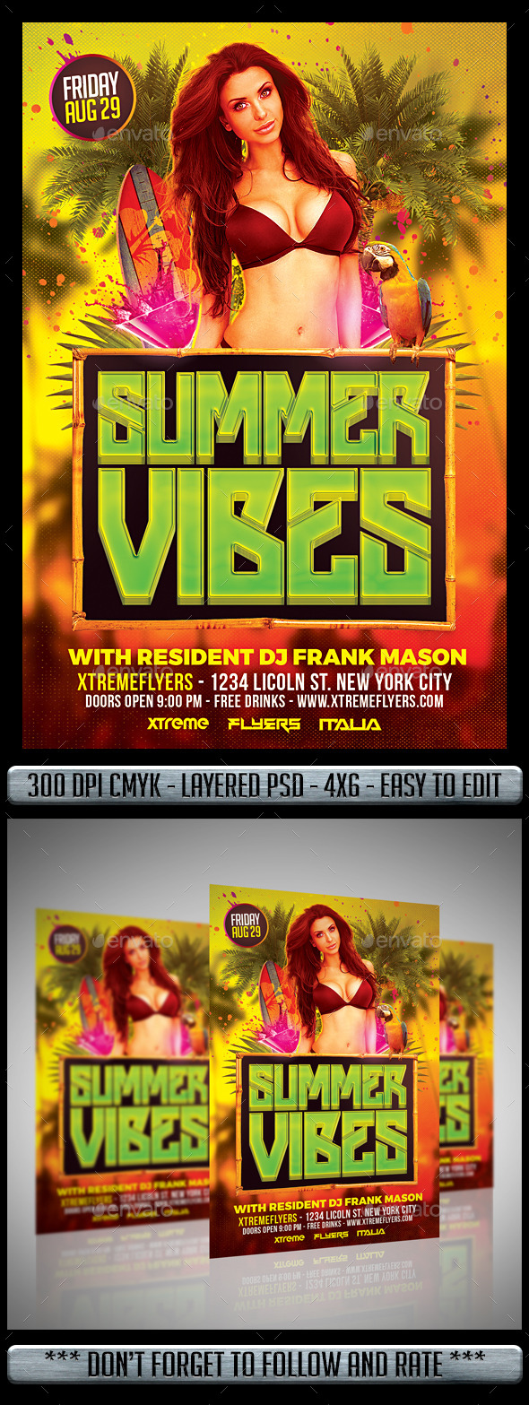 Summer Flyer - Flyers Print Templates