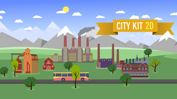 City Kit 2D - VideoHive 12212407