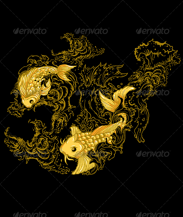 Koi - Animals Illustrations