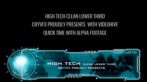High Tech Clean Lower Third