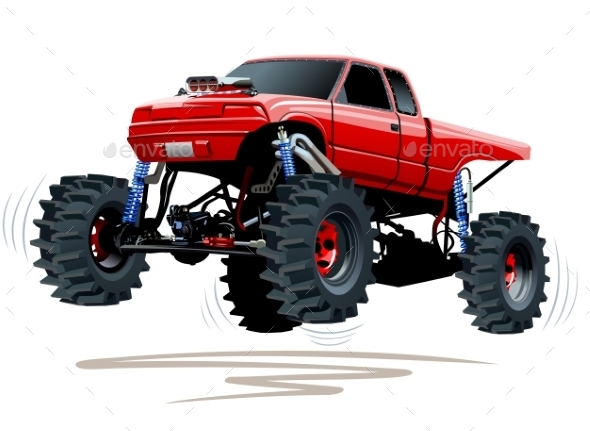 Monster Truck - Man-made Objects Objects