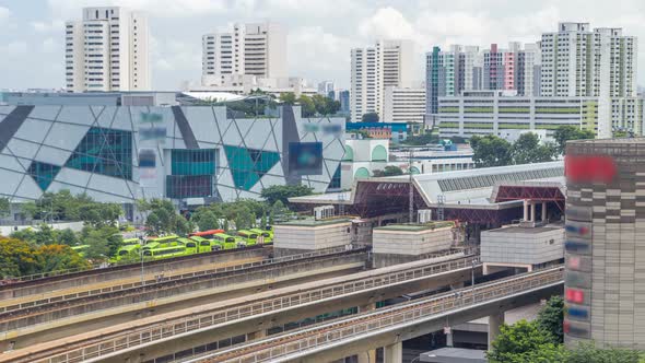Jurong East Interchange Metro Station Aerial Timelapse One of the Major Integrated Public alt