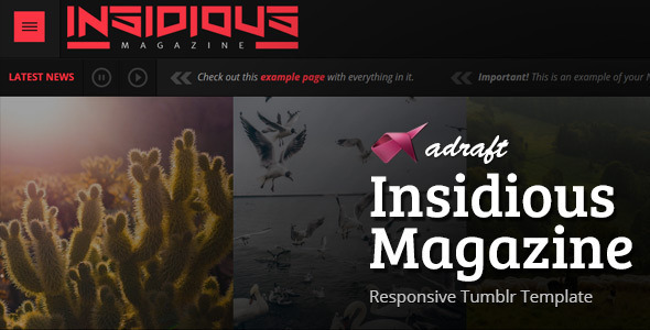Insidious Magazine - ThemeForest 12223118
