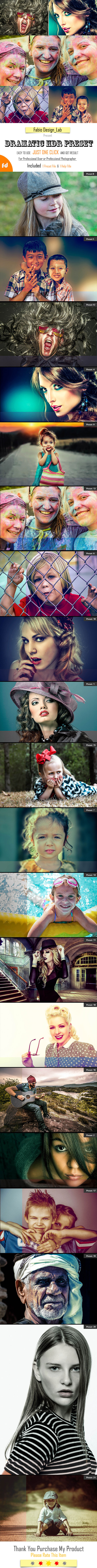 Dramatic HDR Preset - HDR Lightroom Presets