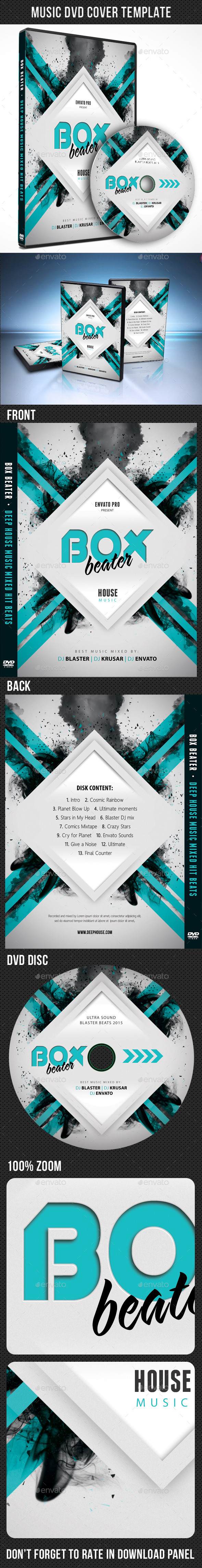 Music DVD Cover Template V08 - CD & DVD Artwork Print Templates