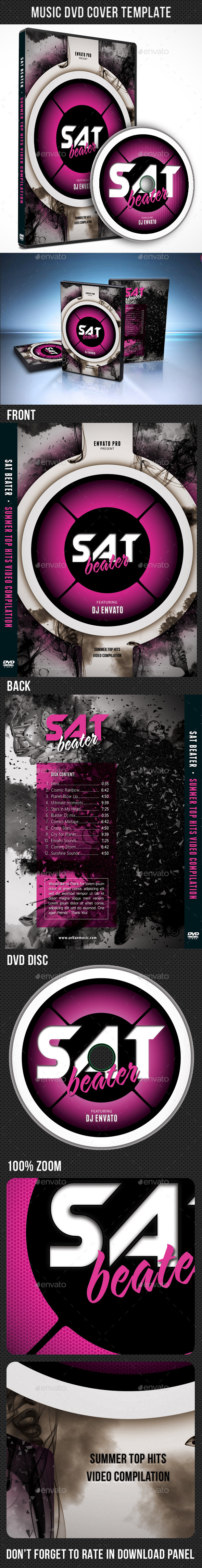 Music DVD Cover Template V09 - CD & DVD Artwork Print Templates