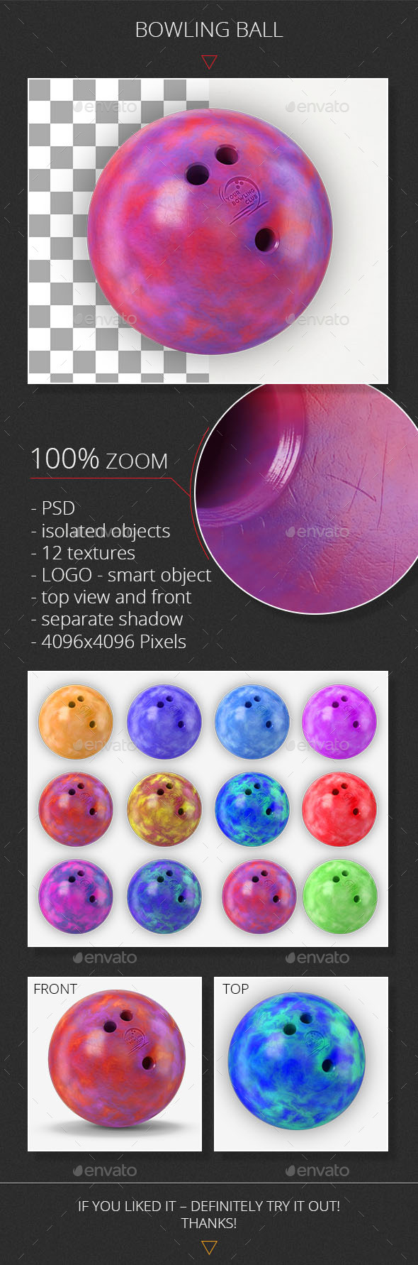 Bowling Ball - Objects 3D Renders