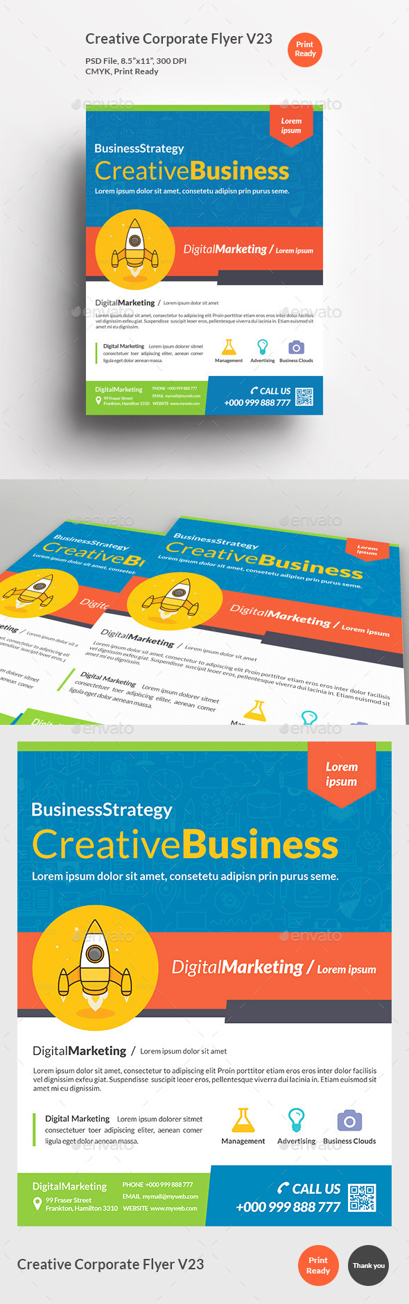 Creative Corporate Flyer V23 - Corporate Flyers