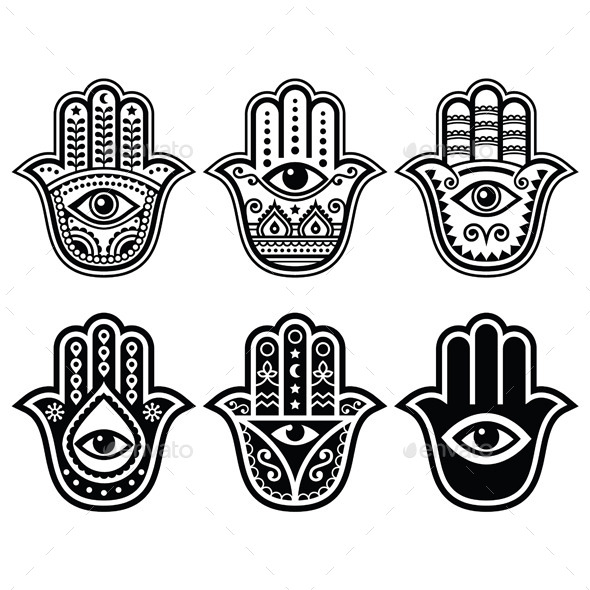Hamsa Hand - Religion Conceptual