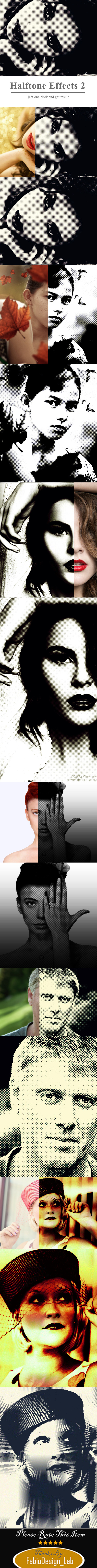 Halftone Effect Vol.2 - Photo Effects Actions