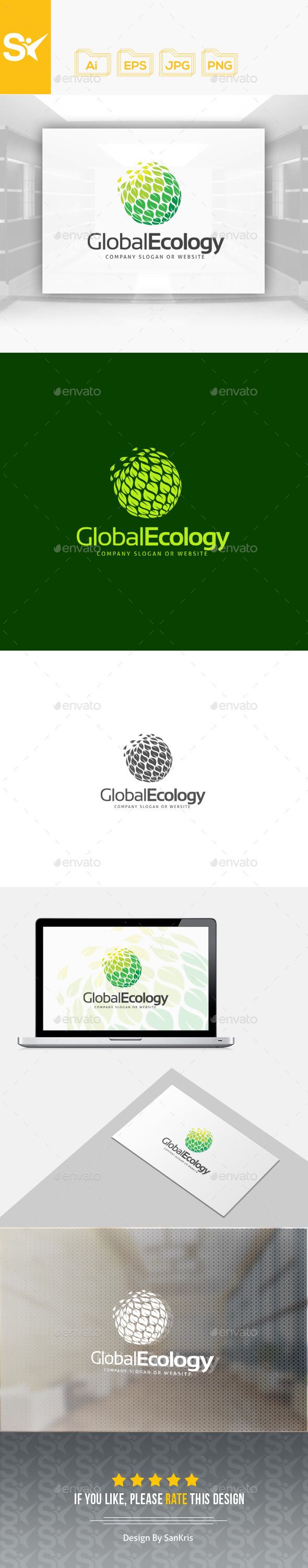 Global Ecology Logo - Nature Logo Templates