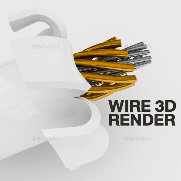 Wire 3D Render