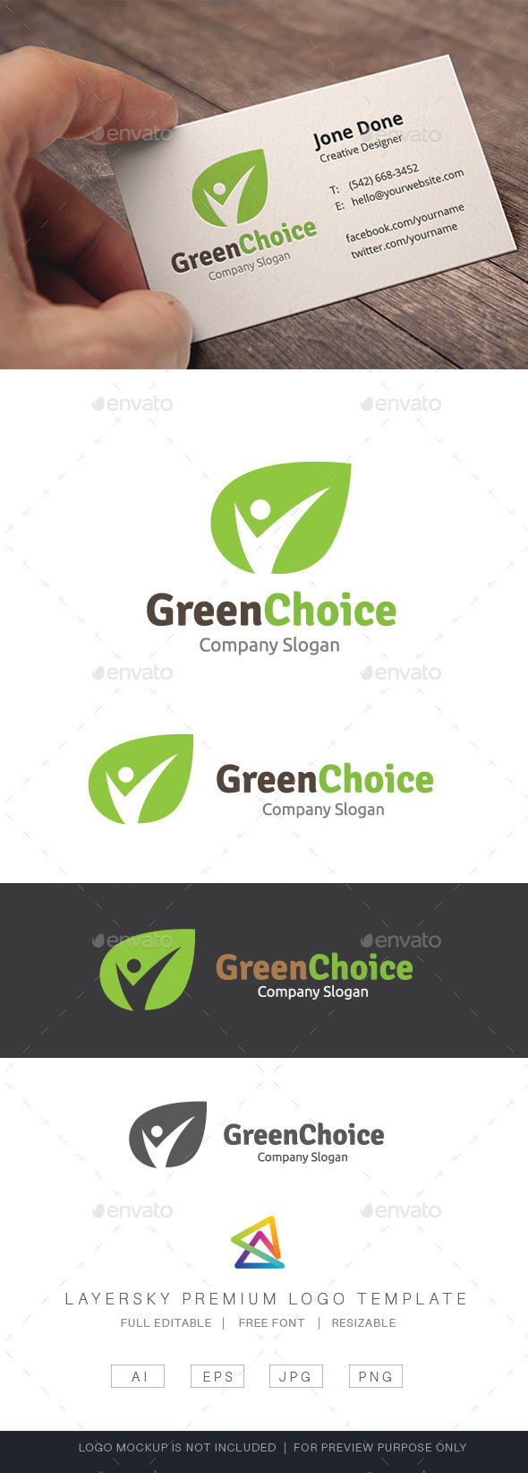 Green Choice - Nature Logo Templates