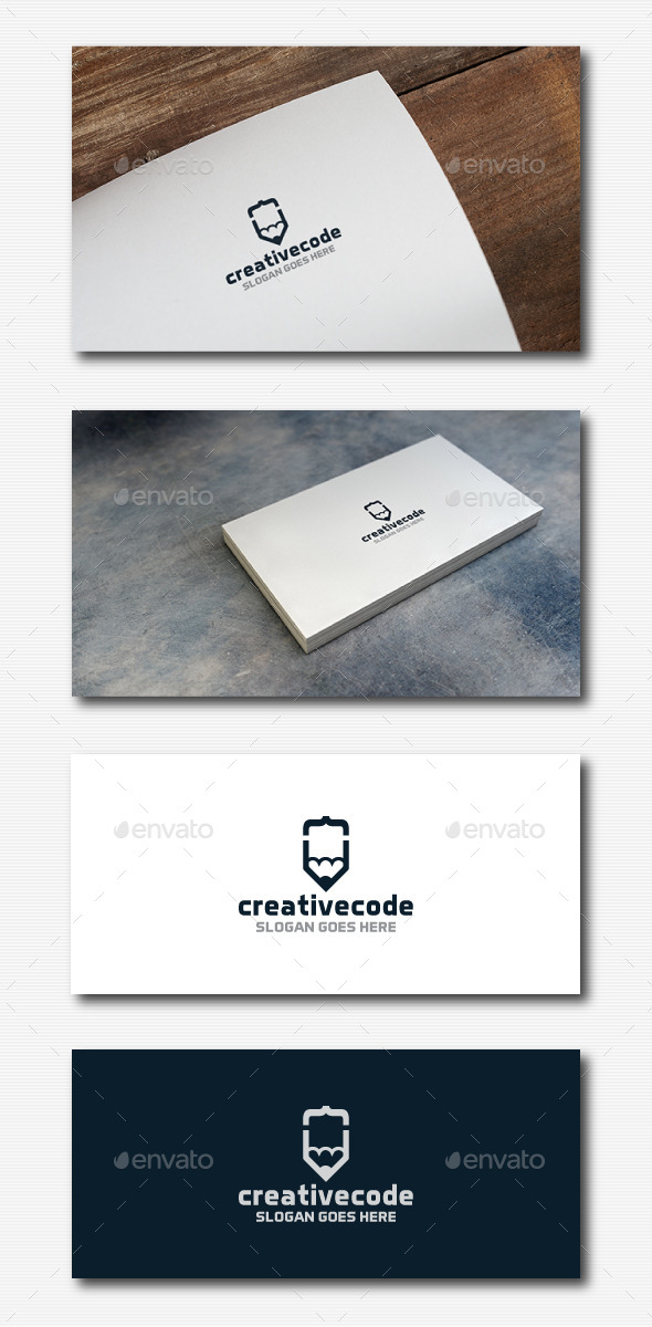 Creative Coder Logo - Abstract Logo Templates