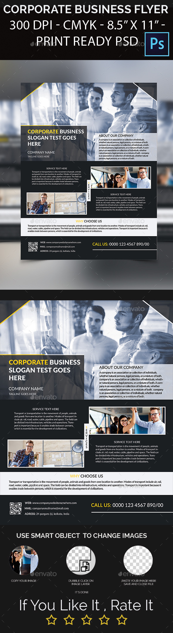 Corporate Business Flyer Template - Corporate Flyers