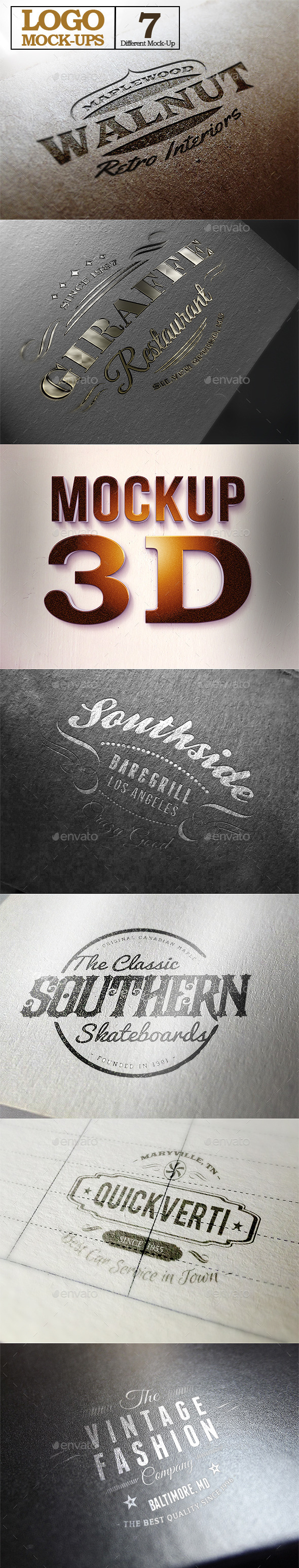 Logo Mockup v2 / Paper Edition - Logo Product Mock-Ups