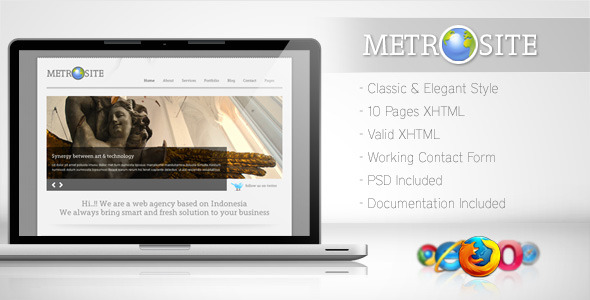 Metrosite - Classic - ThemeForest 147949