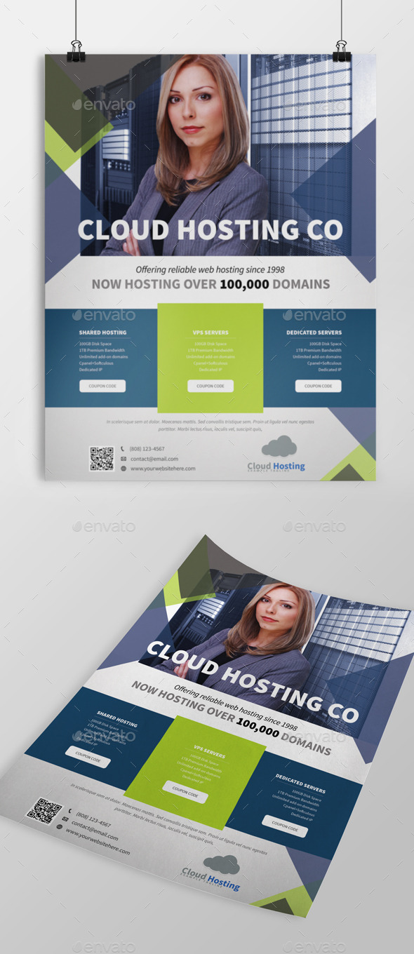Web Hosting Flyer - Commerce Flyers