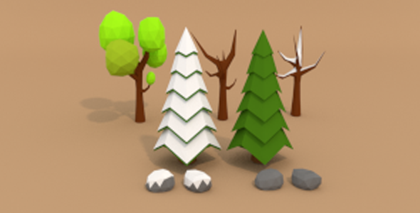 Low Poly Tree - 3Docean 12239725