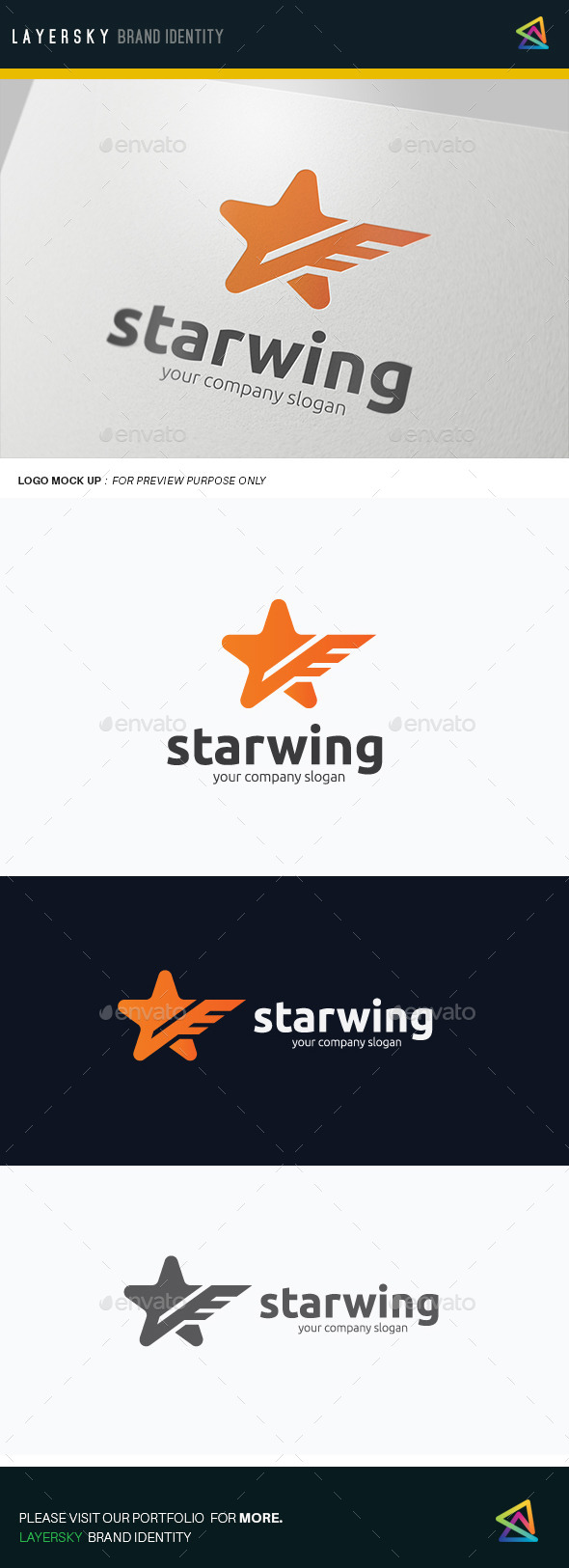 Star Wing - Objects Logo Templates