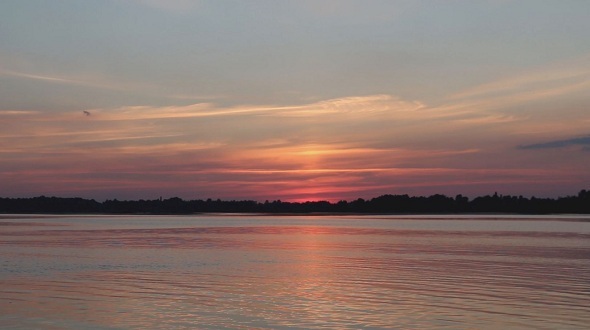 Red Sunset on the River 2 alt