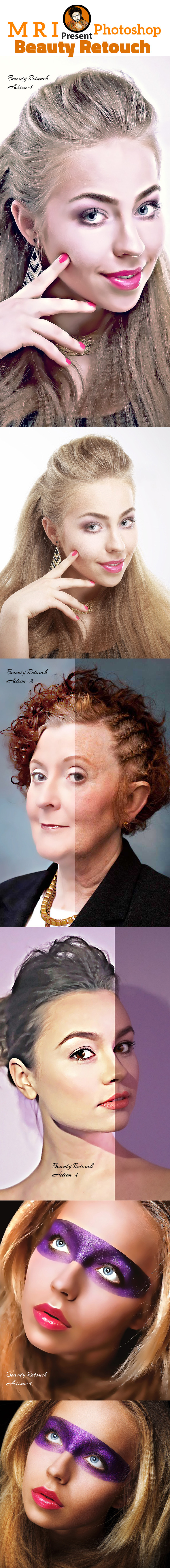 Beauty Retouch - Actions Photoshop