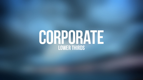 Corporate Lower Thirds - VideoHive 12246220