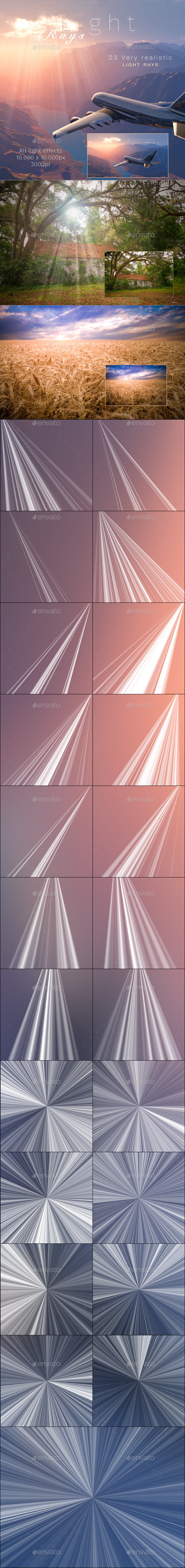 Light Rays - Sunburst - Decorative Graphics