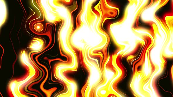 Abstract Glow Liquid Smooth Waves Background Animation Video alt