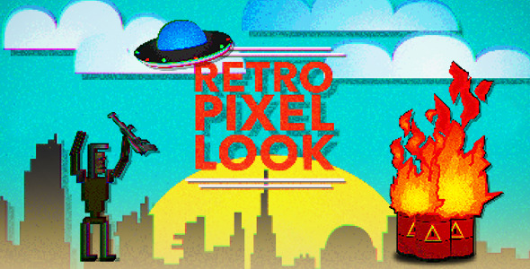 Retro Pixel Look - VideoHive 12137708