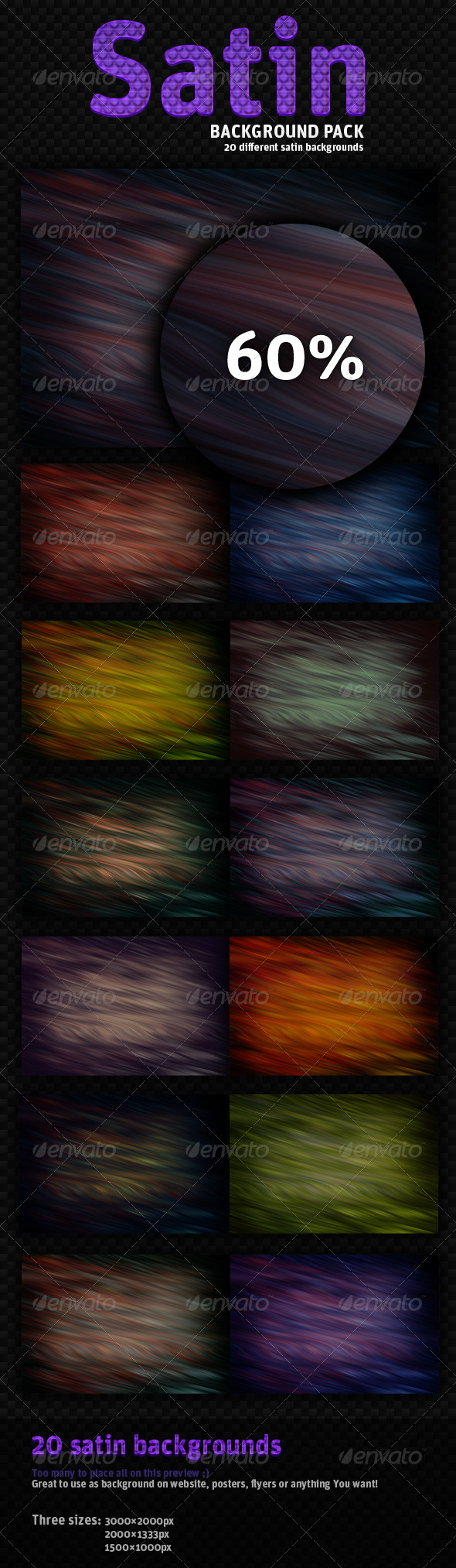 Satin Background Pack - Abstract Backgrounds