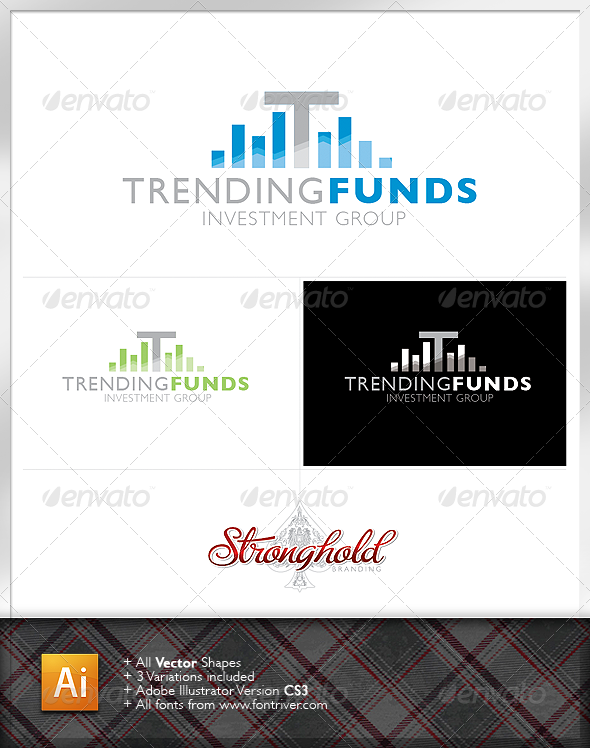 Trending Funds Logo - Letters Logo Templates