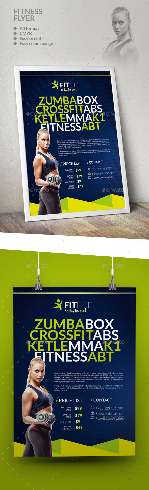 Fitness Flyer - Flyers Print Templates