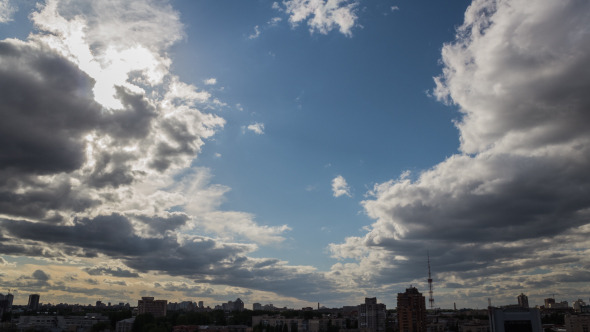 City Clouds In Motion 1 City Clouds In Motion 1