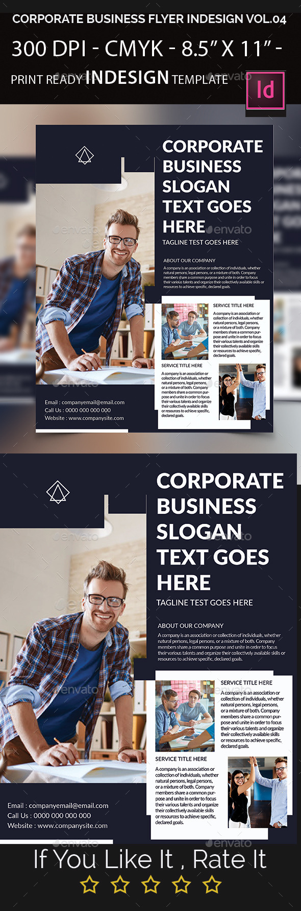 Corporate Business Flyer Indesign Template - Corporate Flyers