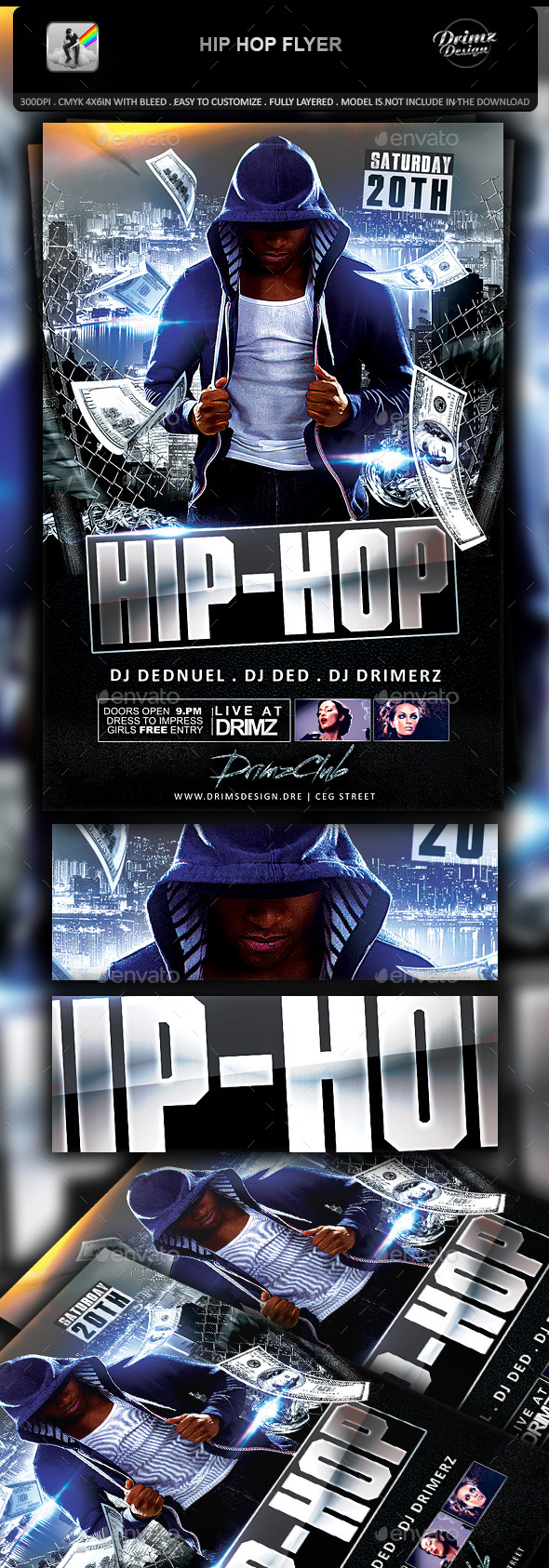 Hip Hop Flyer - Events Flyers