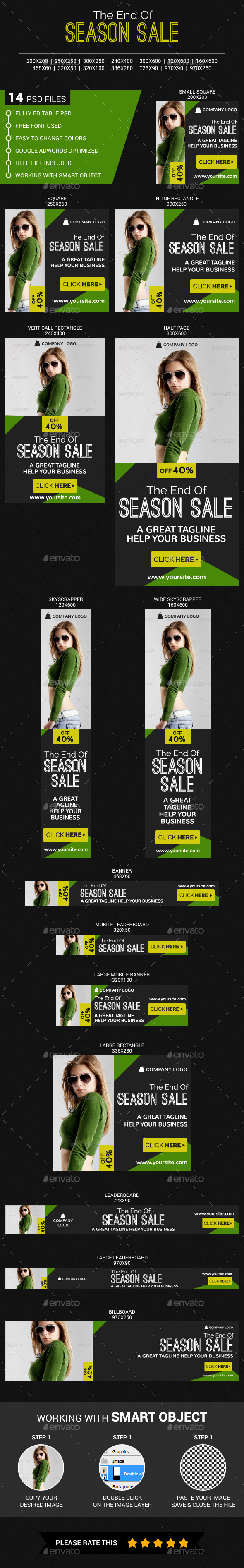 Fashion - Banners & Ads Web Elements