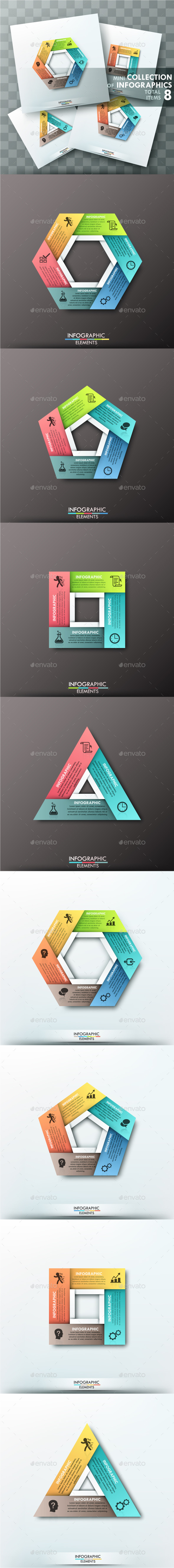 Mini Collection Of Infographics (8 Items) - Infographics