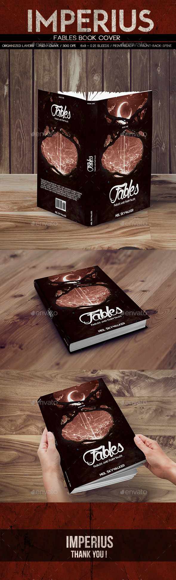 Fables Book Cover - Miscellaneous Print Templates